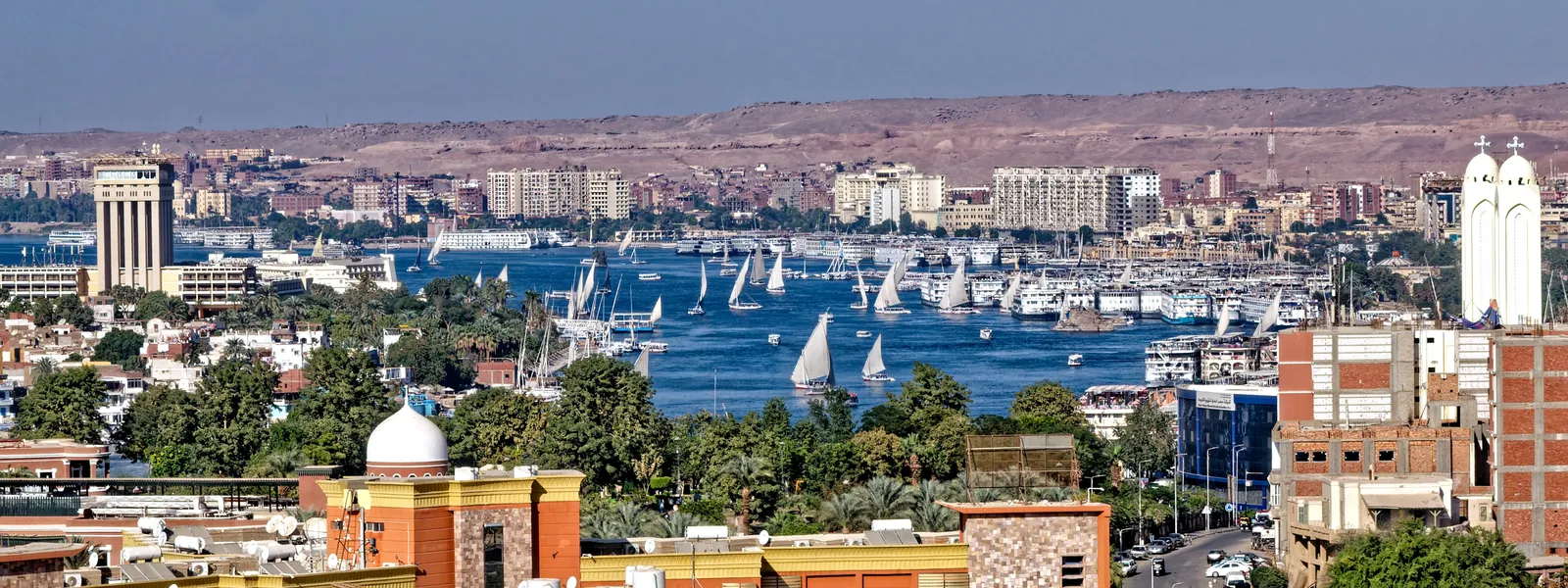 Sonnenuntergangsfahrt mit der Felucca auf dem Nil — view 2