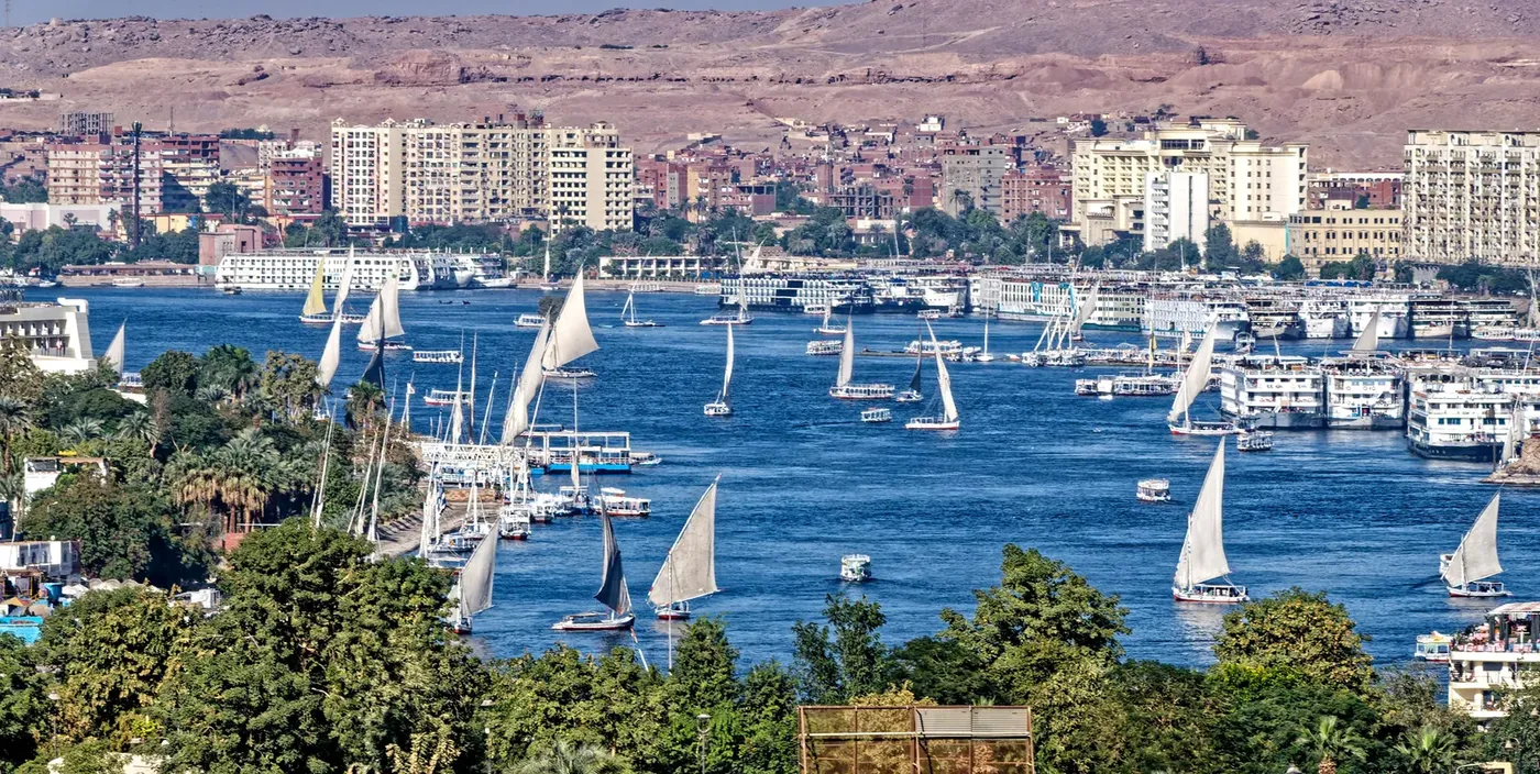 Sonnenuntergangsfahrt mit der Felucca auf dem Nil — view 3